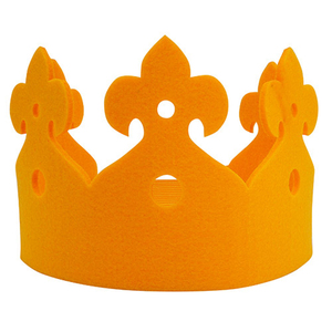 Corona in feltro <span class=keywords><strong>di</strong></span> poliestere personalizzata da 3 mm <span class=keywords><strong>per</strong></span> bambini e adulti, MOQ 100 pezzi, <span class=keywords><strong>per</strong></span> feste <span class=keywords><strong>di</strong></span> <span class=keywords><strong>compleanno</strong></span> - Product Image 3