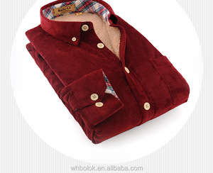 <span class=keywords><strong>Camicia</strong></span> di <span class=keywords><strong>velluto</strong></span> a <span class=keywords><strong>coste</strong></span> da <span class=keywords><strong>uomo</strong></span> alla moda con fodera in pelliccia camicie invernali firmate - Product Image 3