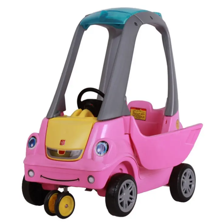 Novo design casa pequena carro passeio no carro de brinquedo do bebê balanço carro