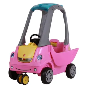 Novo design casa pequena carro passeio no carro de brinquedo do bebê balanço carro