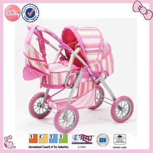 Cochecitos de bebé con patrón de moda, venta al por mayor, China, con muñeca - Product Image 5