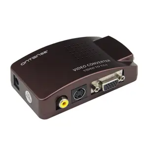 Мини-конвертер с AV на VGA, адаптер с цифровым видеопортом на vga