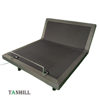 Meuble de chambre à coucher, lit de massage électrique réglable avec double moteurs