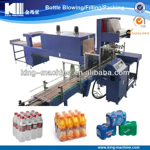 Shrink ambalaj şişe ekipmanları/paketleme makinesi
