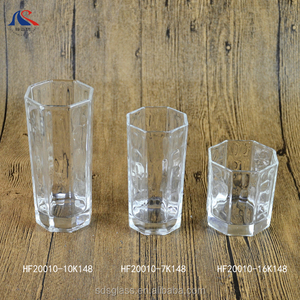 Vasos transparentes rectos altos octogonales sublimación personalizada al por mayor <span class=keywords><strong>vaso</strong></span> alto agua jugo leche té cerveza vasos para beber - Product Image 6