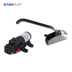 STARFLO diaphragm pump battery operated galley electric water pump basin Tap Faucet KIT for Caravan Boat