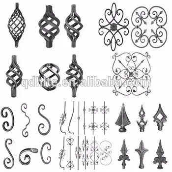 Gate accessories, wrought iron ornaments, gate ornaments