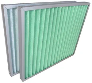 Customized ISO9001 Factory Direct Sale Panel Filter Pleated Synthetic Media Coarse Filter G4 Air Filter Units