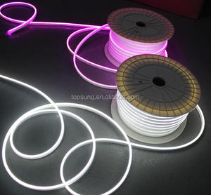 Bande lumineuse led au néon avec fil, 6x12mm, <span class=keywords><strong>220v</strong></span>, couleur rose, décoration pour mariage - Product Image 5
