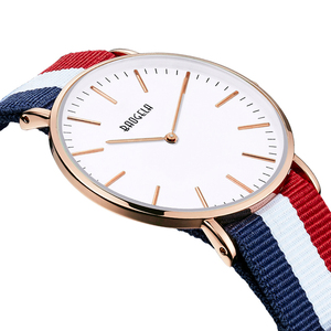 ราคาถูกราคานาฬิกาคู่ reloj สแตนเลสสตีล japan movt nylon band สาย mens นาฬิกายอดนิยมนาฬิกาผู้ชาย - Product Image 1