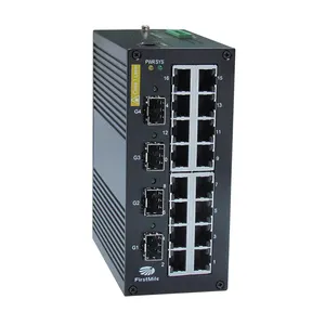 IEC61850 IEEE1613 4 Gigabit 16 ports Verwaltet Industrial Ethernet Switch