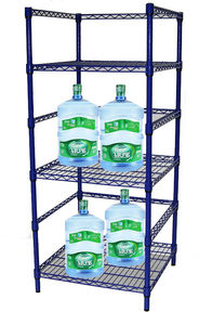 NSF 19L 5 Gallonen <span class=keywords><strong>3</strong></span> <span class=keywords><strong>Tier</strong></span> Gallone Metall Wasser flasche Organizer Rack mit Werbetafel - Product Image 3