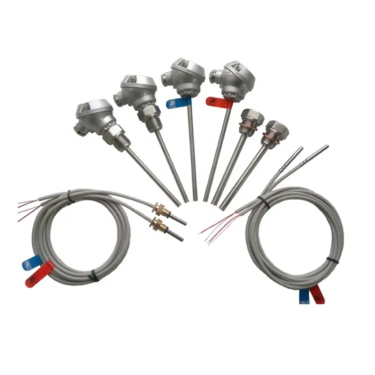 Platinum pt1000 rtd temperature sensor for heat meters