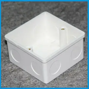 Pvc Plastic Elektrische Surface Mount Outlet Box