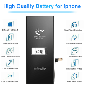 <span class=keywords><strong>Batería</strong></span> de Super Capacidad 100% Nueva de 3.82V 2200mah para Teléfono Móvil <span class=keywords><strong>iPhone</strong></span> <span class=keywords><strong>6s</strong></span>, Negra, CE Rohs FCC OEM/ODM, Disponible en Stock - Product Image 5