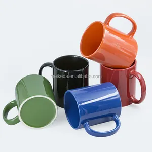 11oz Großhandel Sublimation Full Color Coated Black Mug