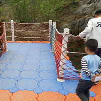 Pont flottant en HDPE pour la protection des bateaux en mer avec charnière 500x500x400mm 7kg