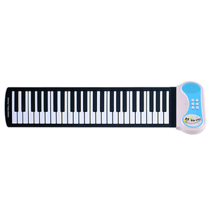 Piano Electrónico de <span class=keywords><strong>49</strong></span> <span class=keywords><strong>Teclas</strong></span> / Instrumentos Musicales / <span class=keywords><strong>Teclado</strong></span> Electrónico Piano Enrollable y Plegable - Product Image 1