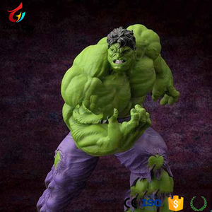 Película escultura tamaño natural <span class=keywords><strong>de</strong></span> fibra <span class=keywords><strong>de</strong></span> vidrio <span class=keywords><strong>Hulk</strong></span> estatua - Product Image 2