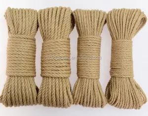 Corde en jute de haute qualité, lot de 20m, 6mm