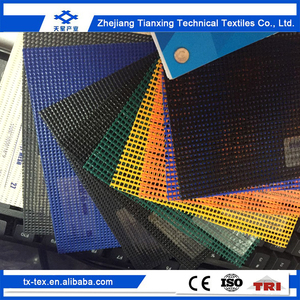 Bâche en maille enduite ignifuge en PVC pour la construction et les échafaudages - Product Image 2
