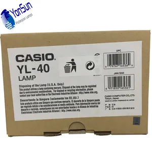 Оптическими зумом Casio YL-40 OEM оригинальный модуль лампы для проектора XJ-450 проектор
