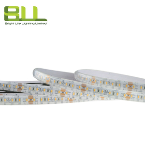 इनडोर सजावट के लिए SMD3014 120leds/m 12W/M 24V IP65 आउटडोर लाइटिंग एलईडी स्ट्रिप्स लाइट, स्मार्ट एलईडी लाइट