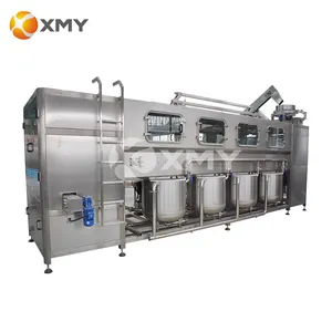 Automatic 5 gallon barreled bottled water filling line machine for business / factory / manufacturer