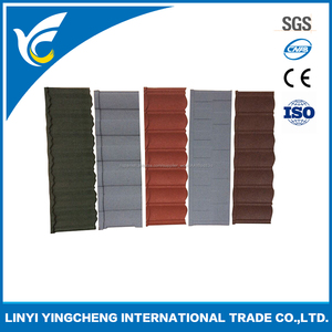 Piedra recubiertos de <span class=keywords><strong>metal</strong></span> del techo baldosas y pvc canal de la lluvia - Product Image 1