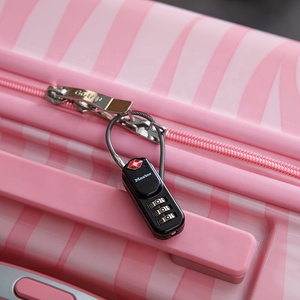 Gembok kombinasi kode kunci TSA kustom Mini lintas batas kunci miniatur Cina untuk bagasi dan tas - Product Image 5
