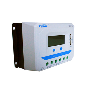 EPever 45A 12V/24V 36V48Vソーラーバッテリー充電コントローラーデュアルUSB-5Vソーラーシステム充電放電レギュレーター