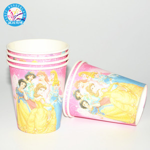 Hot Sales Ice <strong>Princess</strong> Party Supplies <strong>Paper</strong> <strong>Cups</strong> Cartoon Birthday Decoration Baby Shower Theme Festival Kids Girls Boys - Product Image 5