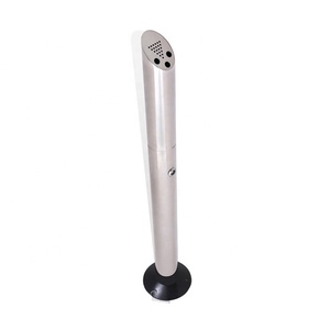 Fabrieksuitlaat Roestvrijstalen Asbak Vloer Staande Asbak 92Cm Hoge Landing Asbak Om Te Winkelen
