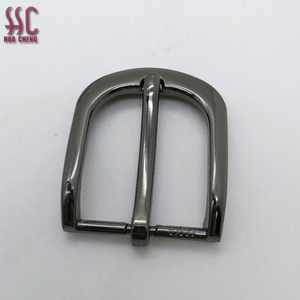 공장 직접 판매 저렴한 가격 좋은 품질 금속 핀 벨트 버클 30mm 크기 블랙 니켈 gunmetal 색상 - Product Image 6