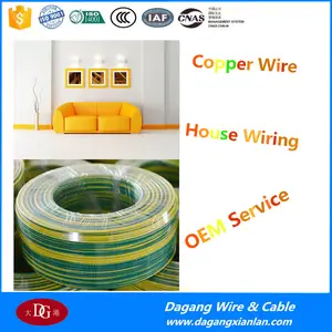 Fabricante de bajo precio al por mayor casa de cableado eléctrico cable/cable eléctrico flexible 2x1.5mm de alambre eléctrico