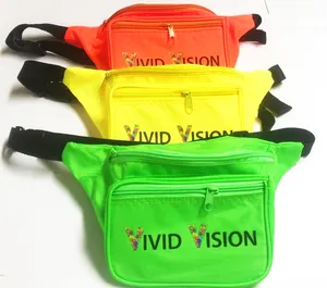 Small MOQ Colorful Fanny Packs Customized Waist Bag With Logo For Promotion