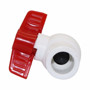 Bướm xử lý 20mm 25mm 32mm PVC bóng van phụ kiện đường ống nhỏ gọn bóng van - Product Image 5
