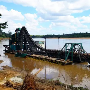 Pertambangan Emas Dredger Mengambang Emas Dredge untuk Dijual