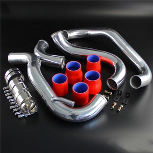 FMIC Aluminium <span class=keywords><strong>Intercooler</strong></span> Tuyau <span class=keywords><strong>Kit</strong></span> Pour 180SX <span class=keywords><strong>S13</strong></span> <span class=keywords><strong>CA18DET</strong></span> 89-91 Bar & Plaque