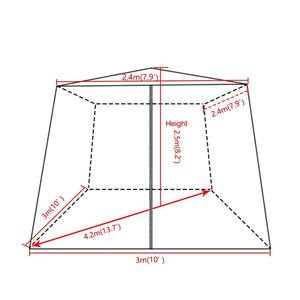 Ngoài Trời <span class=keywords><strong>Canopy</strong></span> Gazebo Tent Màn Hình Nhà Với Hoàn Toàn Kèm Theo Lưới Bên Tường - Product Image 3