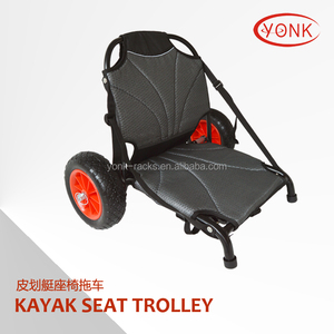 Siège pliant en aluminium Yonk pour kayak de bateau, siège de kayak de transporteur de chariot de kayak - Product Image 4