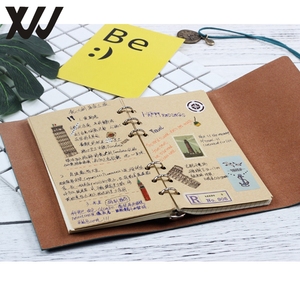 2025 <span class=keywords><strong>A6</strong></span> của phụ nữ bìa cứng Pu Da Túi Tạp Chí chương trình nghị sự máy tính xách tay Nhật ký Cuốn sách với rời lá RÀNG BUỘC - Product Image 6