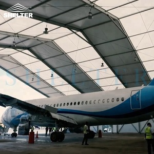 Tente de cintre d'avion en PVC, cadre en aluminium, Portable, en tissu - Product Image 5