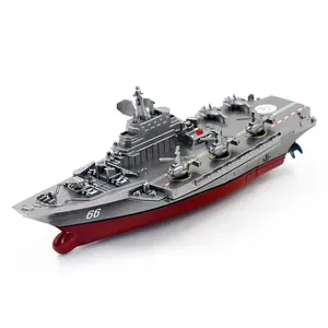 Yenilikçi 3319 oyuncaklar uzaktan kumanda tekne düzlem taşıyıcı askeri zarif sürat yat RC denizaltı dahili pil ile