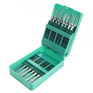 Wholesale Price Stainless Steel Material KLOM 32PCS <strong>Lock</strong> Pick Tool <strong>Lock</strong> <strong>Key</strong> Extractor Set Locksmith Tools - Product Image 5