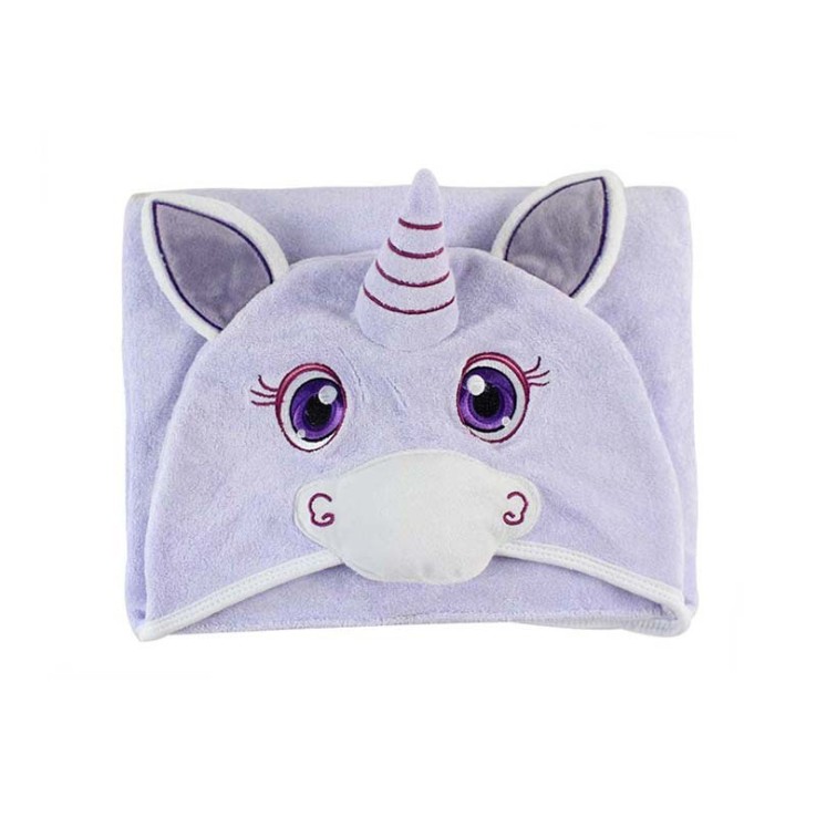 3D животных органического бамбука детские полотенца природных высокого поглощения воды Детские с капюшоном