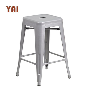 Di legno a buon mercato top commerciale utilizzato da pranzo in acciaio impilabile ferro industriale metallo sgabelli da <span class=keywords><strong>bar</strong></span> commercio all'ingrosso - Product Image 5