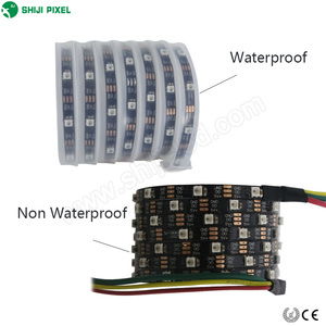 4 mét 2427 sk6805 sk6812 60 <span class=keywords><strong>pixels</strong></span> nhiều màu thay đổi thông minh pixel linh hoạt LED Strip ánh sáng - Product Image 3