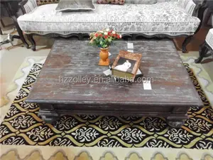 Trung Quốc Phong Cách Cổ Retro Tái Tạo Đồ Nội Thất Phòng Khách Đặt Bán Buôn Bàn Cà Phê Bằng Gỗ, Bàn Trà - Product Image 4