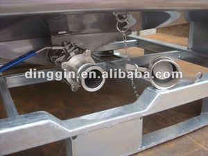 Contenitore per serbatoio IBC quadrato in acciaio inossidabile liquido usato olio di palma/cioccolato/miele con rivestimento riscaldante/rinfrescante - Product Image 5